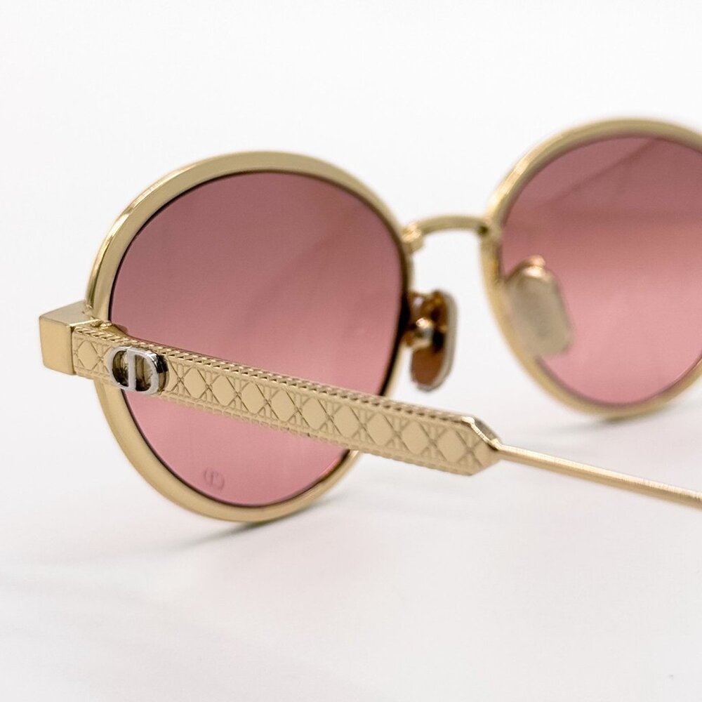 NEW DIOR DIORCANNAGE R1U B0R6 SUNGLASSES WOMEN GOLD EYEWEAR - Picture 6 of 10
